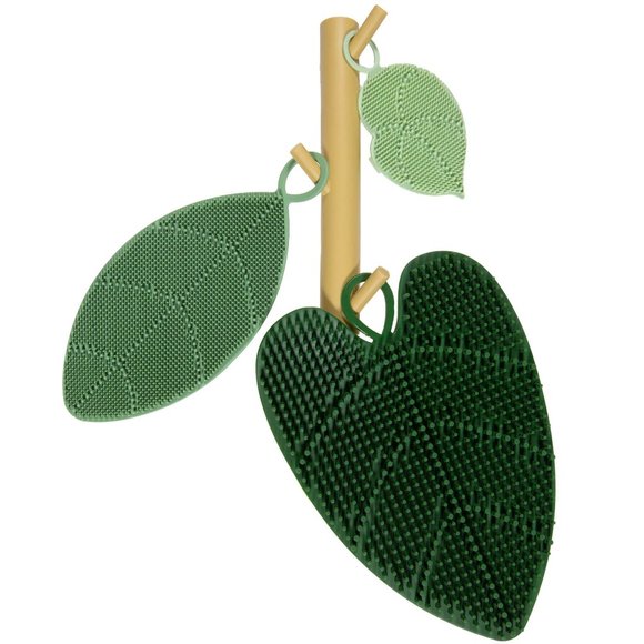 Daily Concept Leaves of Life Silicone Scubber Set - Picture 2 of 5